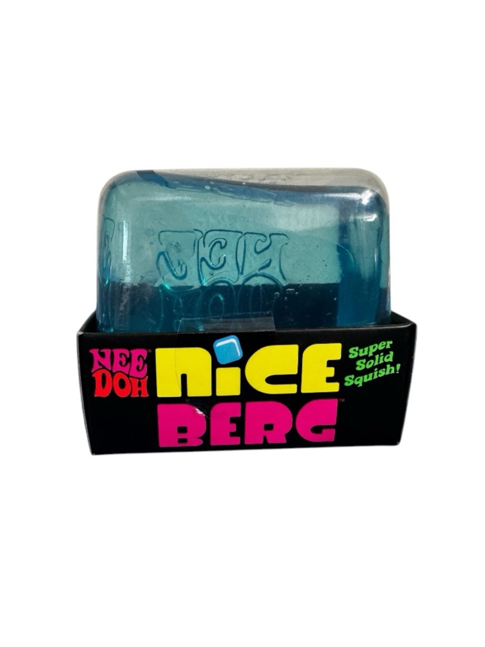 NeeDoh Nice Berg Super Solid Squish - Clear